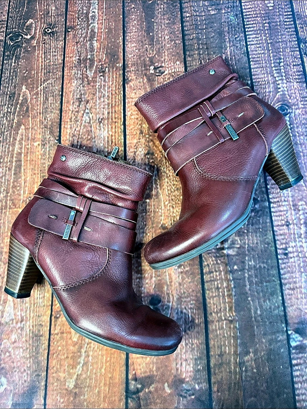 Demonia Women's Burgundy Heeled Boots US 8